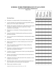 School Nurse Performance Evaluation - New Mexico, Page 2