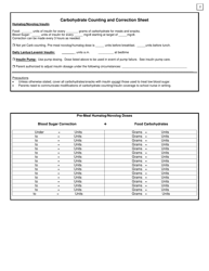 Diabetes Medical Management Plan - New Mexico, Page 2