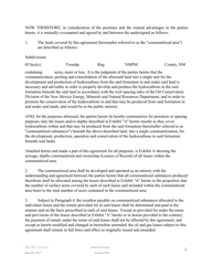 Communitization Agreement State-Fed or State-Fed-Fee - New Mexico, Page 2