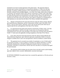 Communitization Agreement State-Fed or State-Fed-Fee - New Mexico, Page 4