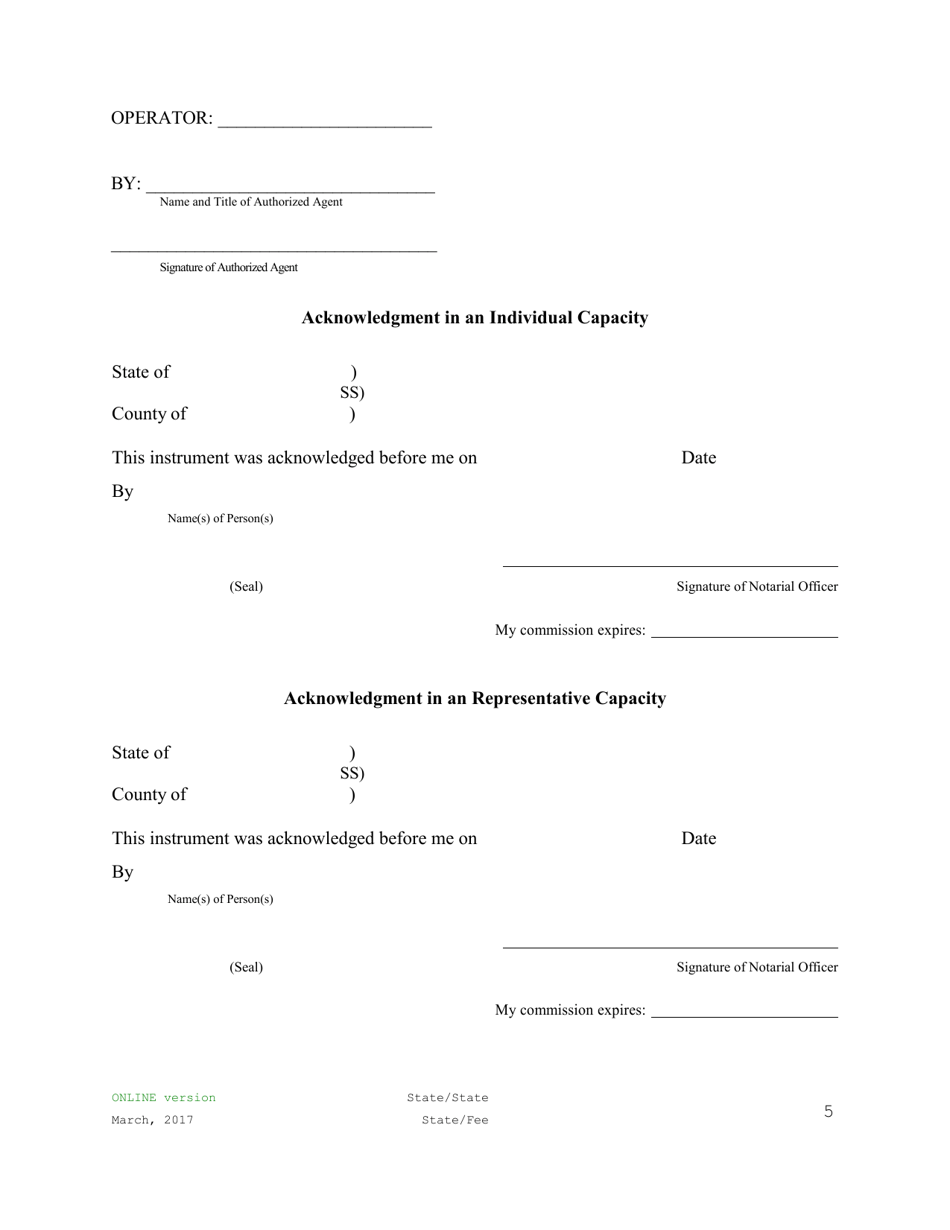 Communitization Agreement State-Fed or State-Fed-Fee - New Mexico, Page 5