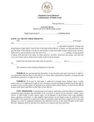 Document preview: Right-Of-Way Surety Damage Bond - New Mexico
