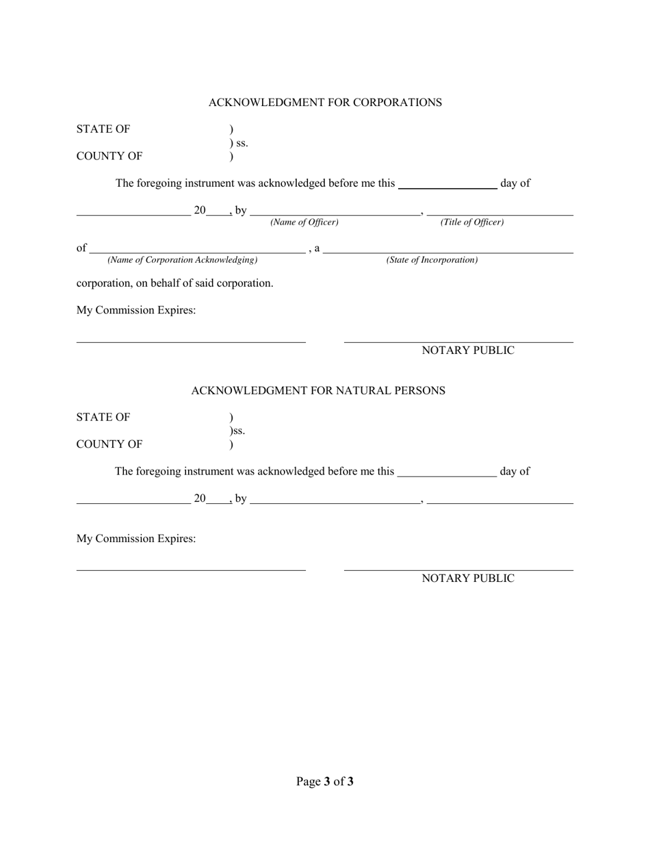 Right-Of-Way Easement Amendment - New Mexico, Page 3