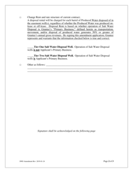Application to Amend Salt Water Disposal Easement - New Mexico, Page 2