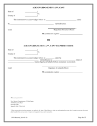 Application for Renewal of Salt Water Disposal Easement - New Mexico, Page 4