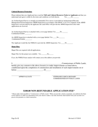 Application to Make Improvements - New Mexico, Page 2