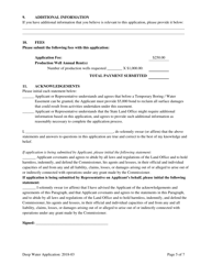 Application for Deep Water Easement - New Mexico, Page 5