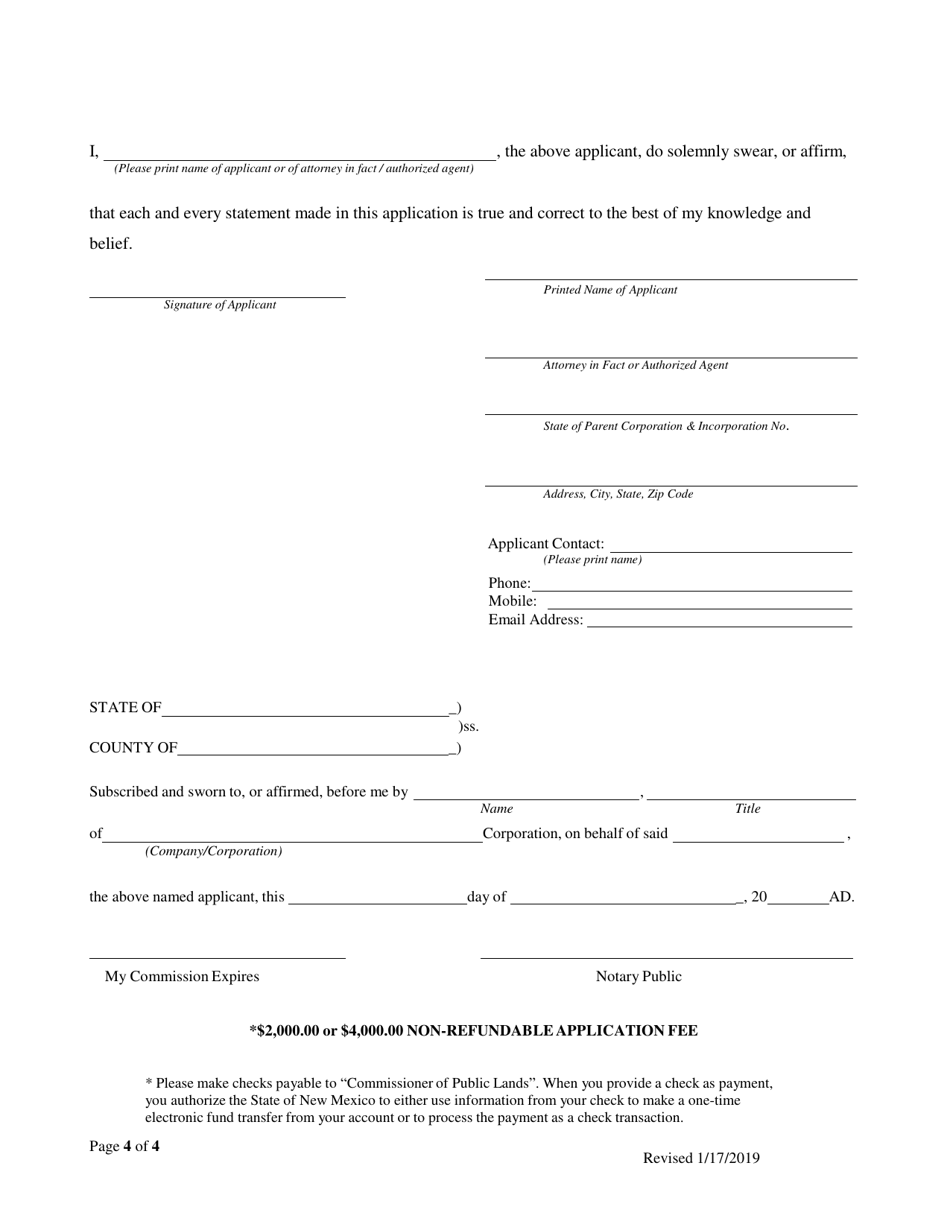 Application for Planning and Development - New Mexico, Page 4