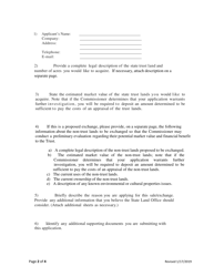 Application for Exchange or Sale - New Mexico, Page 2