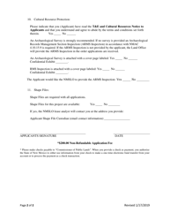 Application for Billboard Permit - New Mexico, Page 2