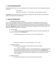 Application for Well Pad Business Lease - New Mexico, Page 3
