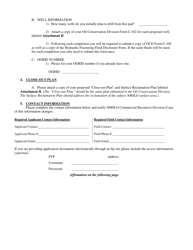 Application for Well Pad Business Lease - New Mexico, Page 5