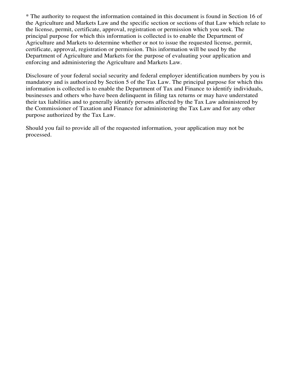 Form DMC163 Application and Notification for Article 4 License - New York, Page 2