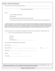 Medicine Form 5B Application for Limited Permit in Medicine for Applicants Who Have Not Applied for Licensure in New York State - New York, Page 6