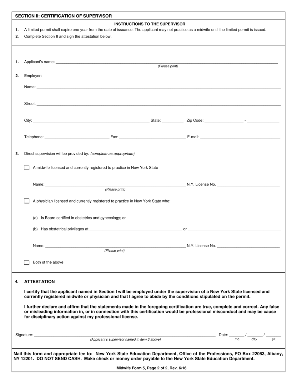 Midwife Form 5 - Fill Out, Sign Online and Download Printable PDF, New ...