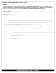 Ophthalmic Dispensing Form 5T Application for Trainee Permit - New York, Page 3