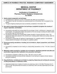 Pharmacist Form 4B Certification of Completion of Pharmacy Practice Residency Competencies - New York, Page 3