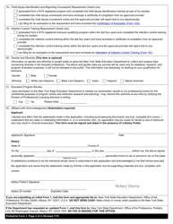 Podiatrist Form 1 Application for Licensure - New York, Page 4