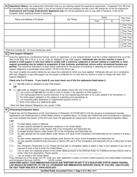 Certified Public Accountant Form 1 Application for Licensure - New York, Page 4