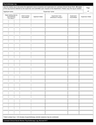 Licensed Clinical Social Worker Form 4B Certification of Experience for Licensed Clinical Social Worker - New York, Page 4