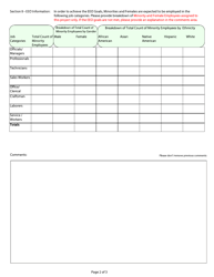 Consultant/Contractor Detailed M/Wbe-EEO Utilization Plan - New York, Page 2