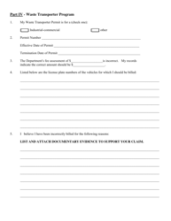 Dispute Procedures/Fee Recalculation Request Form - New York, Page 6