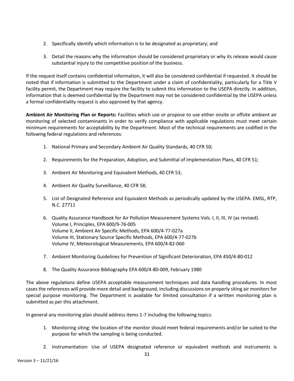 Instructions for Air Permit Application - New York, Page 31
