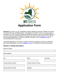 Document preview: Application Form - New York