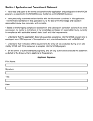 Brewery Application Form - New York, Page 12