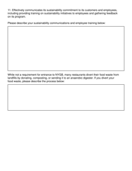 Restaurant Application Form - New York, Page 6