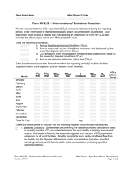 Document preview: Form MV-2.2E Determination of Emissions Reduction - New York