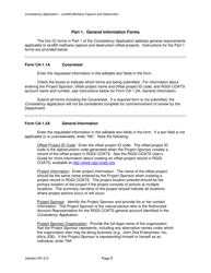 Instructions for Landfill Methane Capture and Destruction Offset Project Consistency Application - New York, Page 5