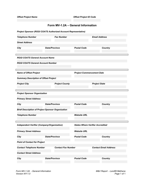Form MV-1.2A  Printable Pdf