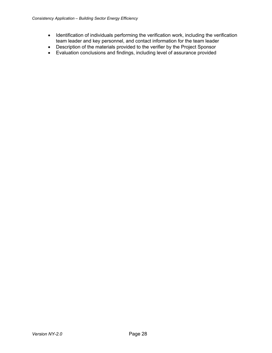 Instructions for Building Sector Energy Efficiency Offset Project Consistency Application - New York, Page 28