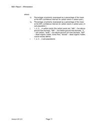 Instructions for Afforestation Offset Project Monitoring and Verification Report - New York, Page 11