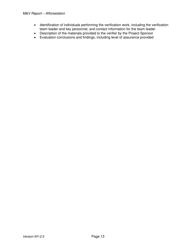 Instructions for Afforestation Offset Project Monitoring and Verification Report - New York, Page 13