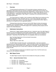 Instructions for Afforestation Offset Project Monitoring and Verification Report - New York, Page 3