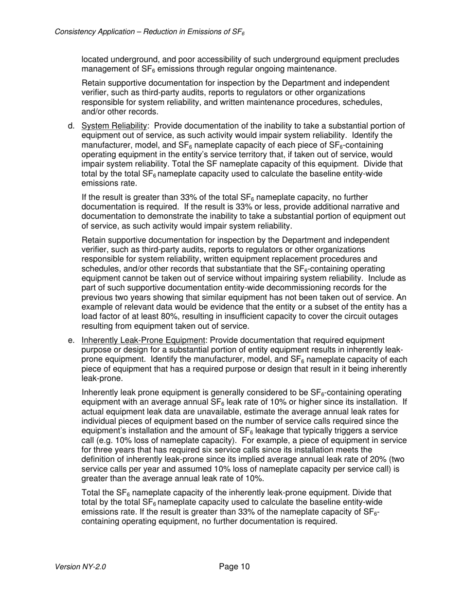 Instructions for Form CA-1.1B, CA-1.2B, CA-1.3B, CA-1.4B, CA-1.5B, CA-2.1B, CA-2.2B, CA-2.3B, CA-2.4B, CA-3.1B Offset Project Consistency Application - New York, Page 10