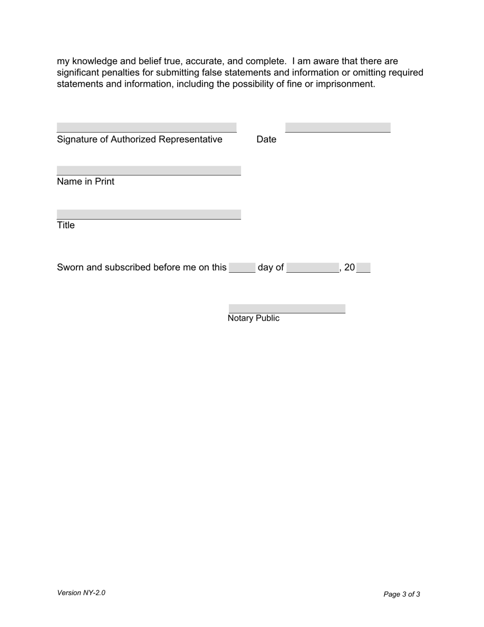 Form 7 Attestations - New York, Page 3