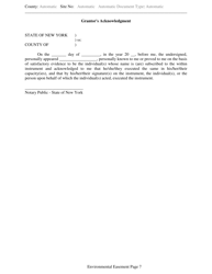 Environmental Easement Template - New York, Page 7