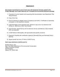Environmental Easement Checklist/Certification - New York, Page 5