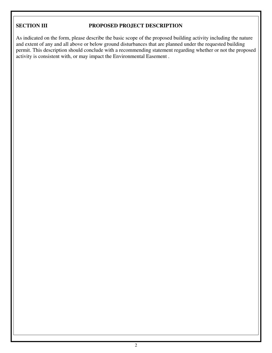 Request for Building Permit-Environmental Easement Review - New York, Page 3