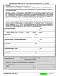 Joint Application Form - New York, Page 4