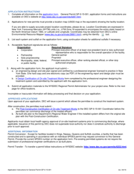Instructions for General Permit 0-15-001 Application Form - New York, Page 2
