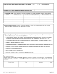 6 Nycrr Part 570 Lng Facility Permit Application Form - Construction and Operation - New York, Page 2