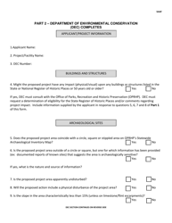 Structural Archaeological Assessment Form (Saaf) - New York, Page 3