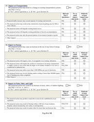 Full Environmental Assessment Form Part 2 - Identification of Potential Project Impacts - New York, Page 8
