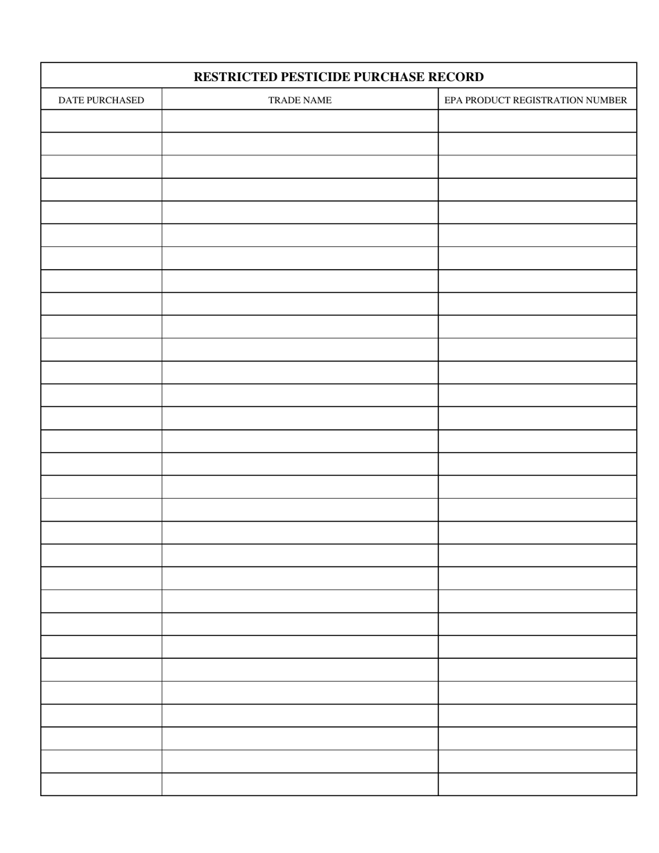 Recordkeeping for Wps and Private Applicators - New York, Page 2