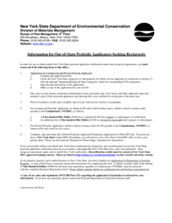 Reciprocity Application for Pesticide Applicator Certification - New York, Page 2