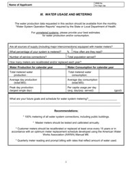 Water Conservation Program Form for Public Water Supplies - New York, Page 2